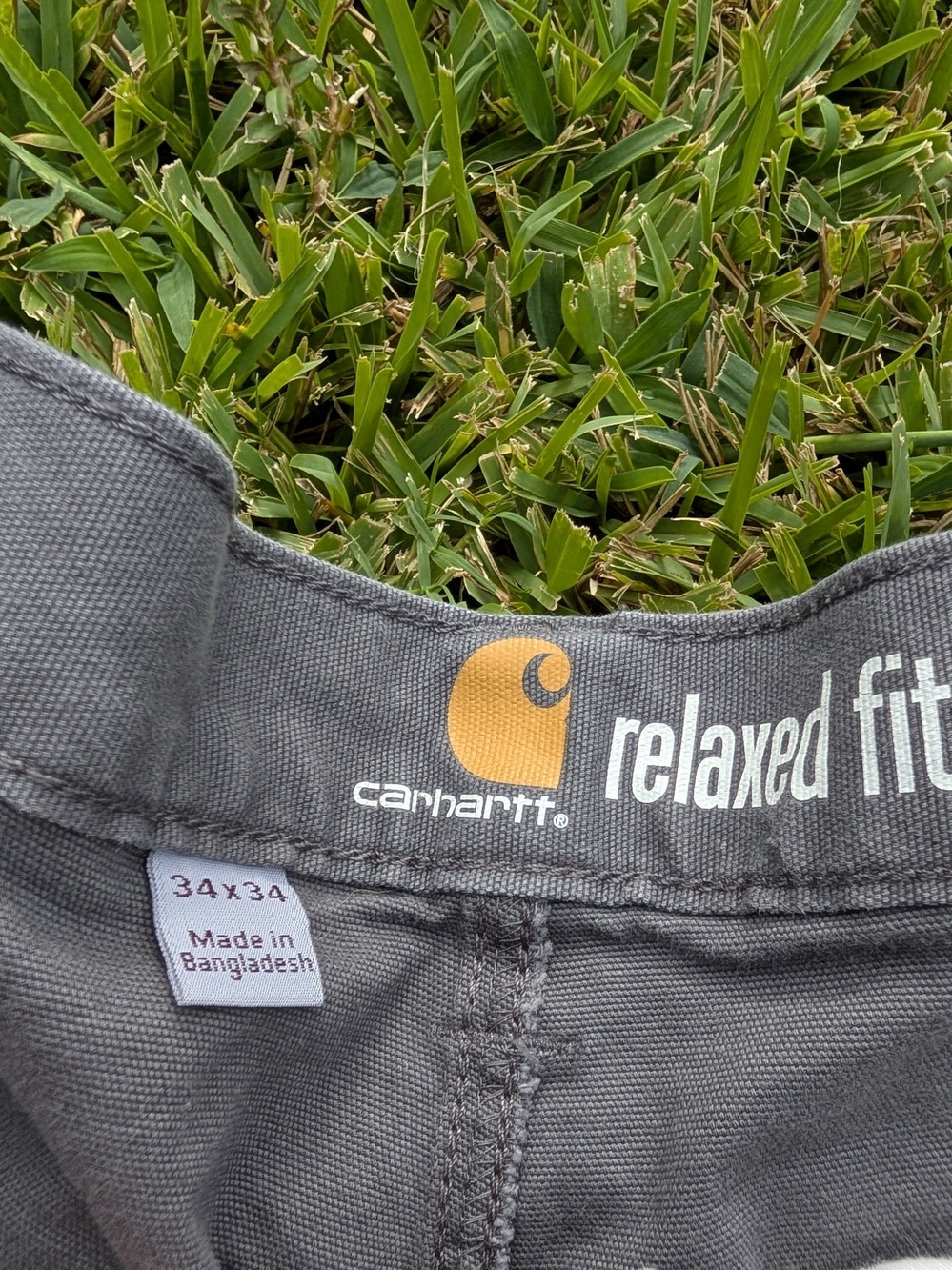 Carhartt Men's Relaxed Fit Gray Jeans